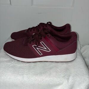 New Balance 24 Maroon Burgundy shoes